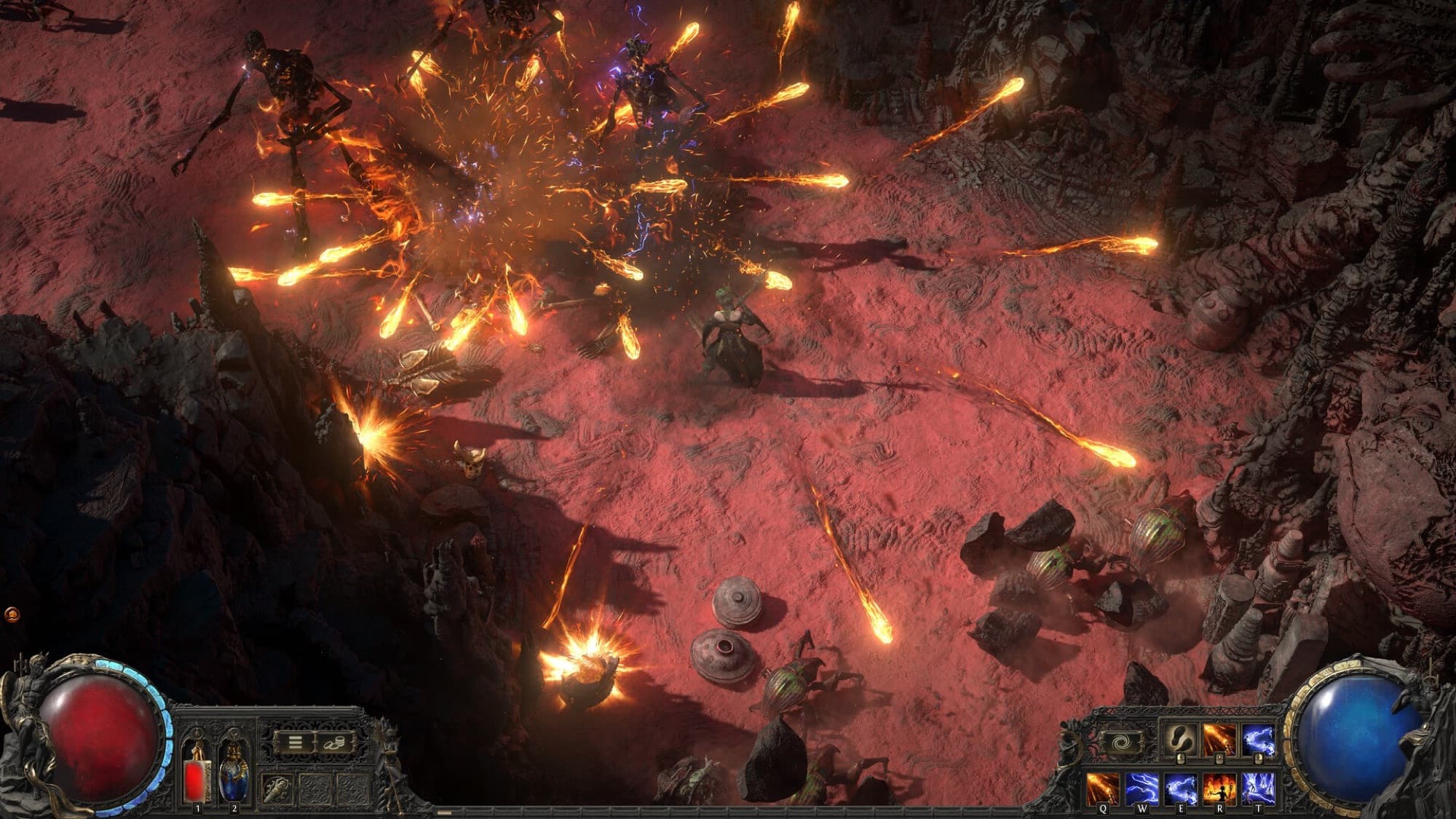 Cena de combate de Path of Exile 2